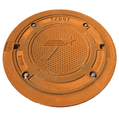 TXDOT specifications storm inlet rings & covers- cast gray or ductile iron. Standard TXDOT lettering & LOGOs are stock items....