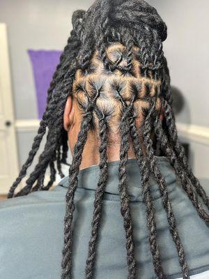 Loc Maintenance w / 2 Strand Twist