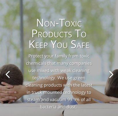 Non toxic chemicals plant based kid and pet friendly