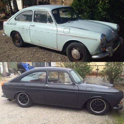 Before and after TLC auto body