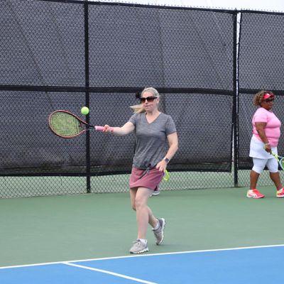 Beginners women's clinic
 Moving and grooving!