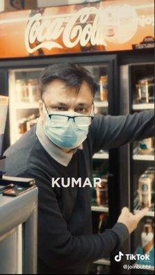 Meet Kumar, the owner! Photo credit: @joinbubbl on TikTok