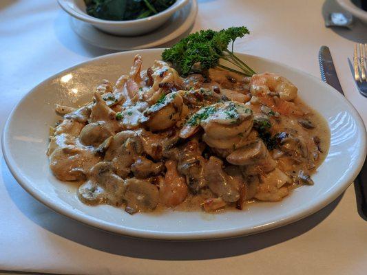 Shrimp and Chicken Dijon