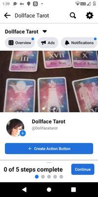 Facebook @DollfaceTarot