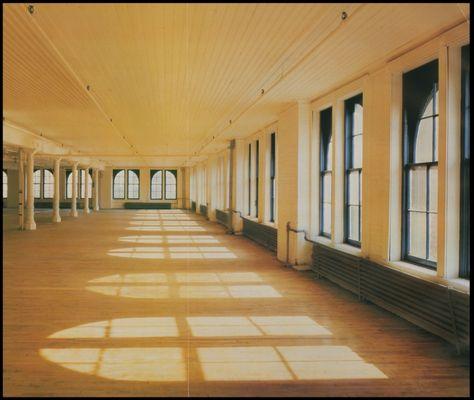 A photo of the very spacious, & full of natural light, empty floor at the PUCK Building. NYC.