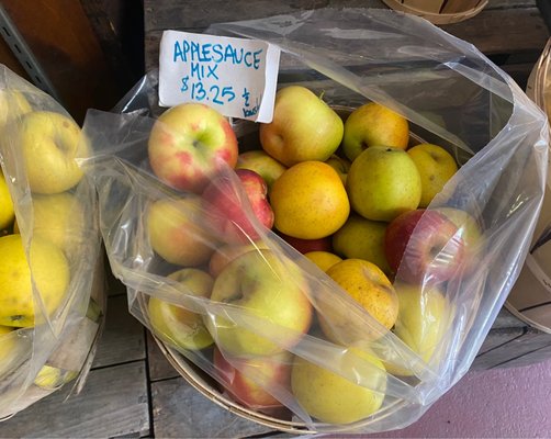 Curated baskets Nuanced taste from 'bad apples' Cook yourself some sauce #Nola_Haiku   #AppleSauce #ChesterCounty #Coddiwomple #FarmFresh