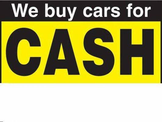 We buy repairable and junk cars for cash!!