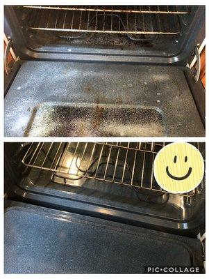 Oven deep cleaning.