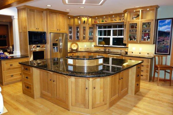 Quarter sawn white oak custom kitchen