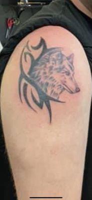 Wolf tattoo