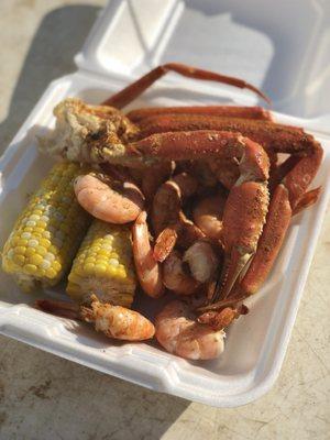 Pick 2 Seafood Platter w/ Corn ($16)