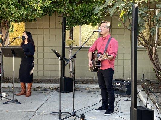 COVID worship outdoors