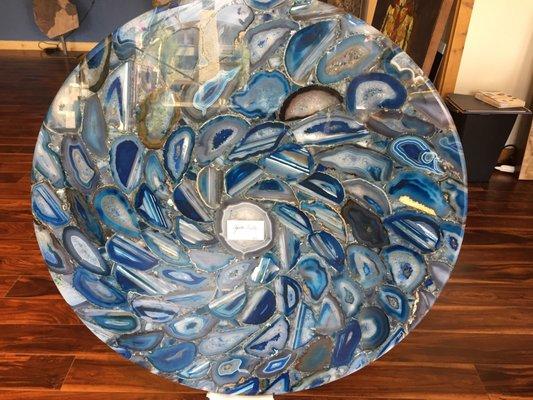 Blue Agate Table Top