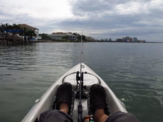 It's great just getting out on the water in a kayak. You're winning before you even catch anything!