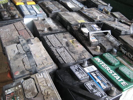 We purchase and recycle car batteries!