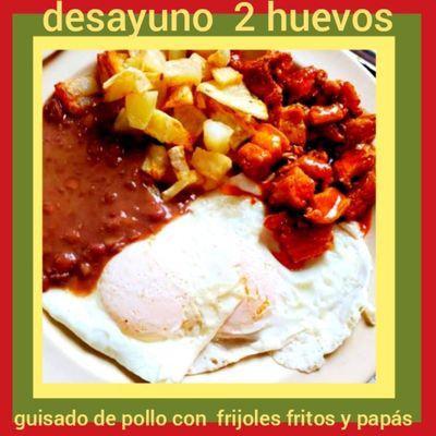 Menú de desayuno