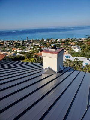 Metal roofing installed by licensed roofer in San Diego.