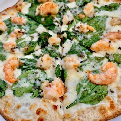 Garlic Shrimp pizza special