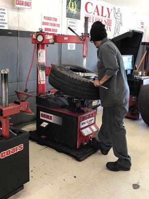 Just finish installing 4 New tires. Come and check us out. Prices may vary!