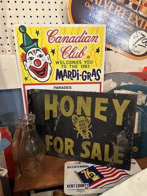 Very cool vintage signs