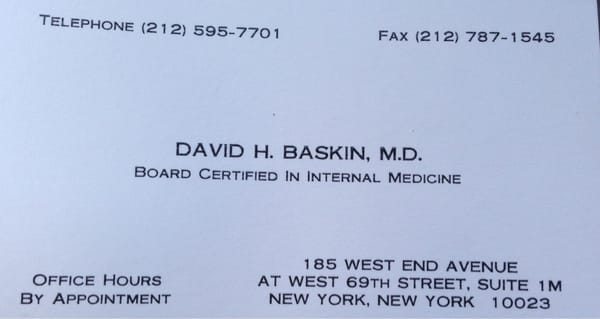 David Baskin, MD