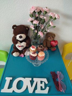 Celebrated Valentine's Day with goodies from Cupcakes by Jan