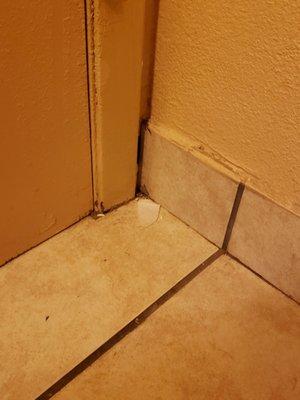 Dirt and nastiness in bathroom