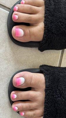 Ombré on Toes