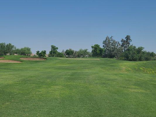 Mission Royale Hole #9 Par 4 325 yards from the black tees