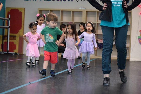 Twirling Tots Tap class