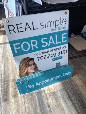 Real Estate signs