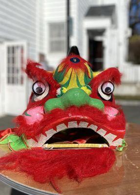 Chinese lion head