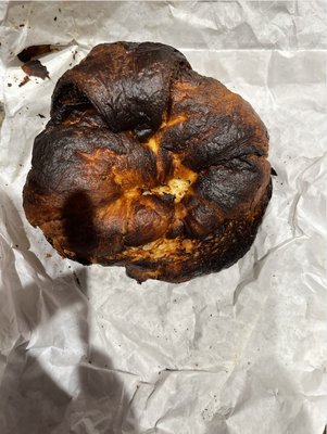 Burnt croissants