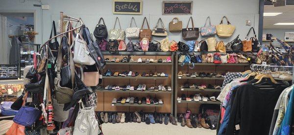 Purses and footwear