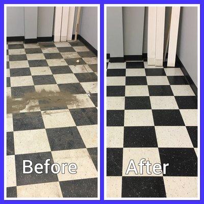 Our Service before and after