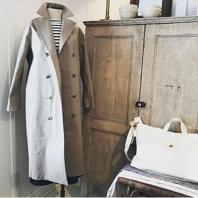 Mackintosh double-breasted trench coat