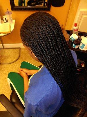 2 layer cornrows!