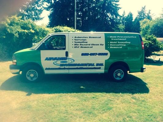 When doing a project for you, there is a good chance we will show up in our utility van.