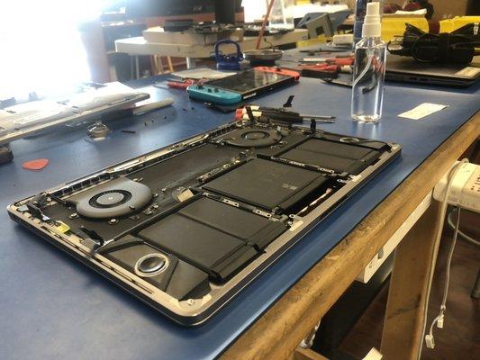 MacBook Pro computer repair.