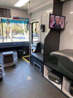 Mobile Bus outside Kohl's Mt. Pleasant today