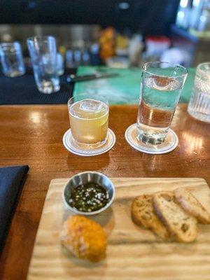 House made tonic soda mocktail