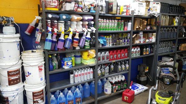 Fully Stocked and ready to service your vehicle!