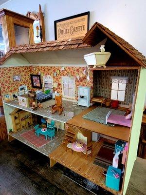 Antique doll house