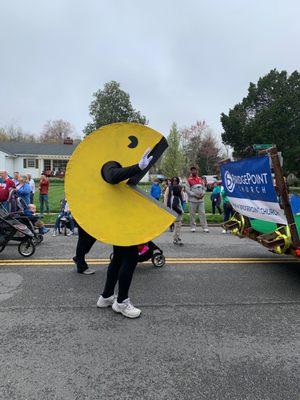 PAC MAN made an appearance ...