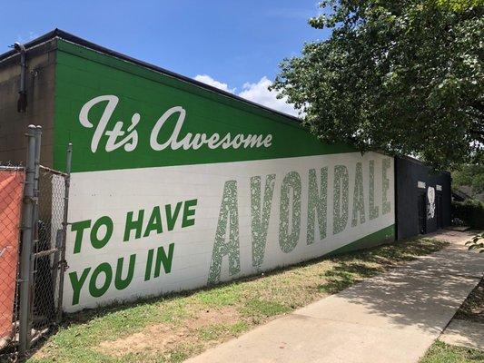 It's Awesome to Have You in Avondale Mural