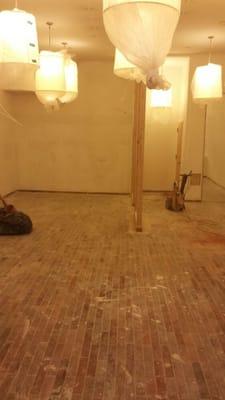 Ecogreen hardwood flooring (before)