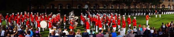 Barracks Row Evening Walk U.S. Marine Band Parade Performance Washington DC History& Culture @Meetup @USMC#usmc