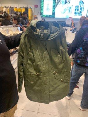 Divided /mud green jacket