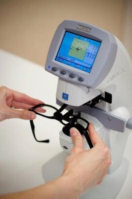 Our digital lensmeter can read the prescription of your current glasses so you can compare it to your new prescription