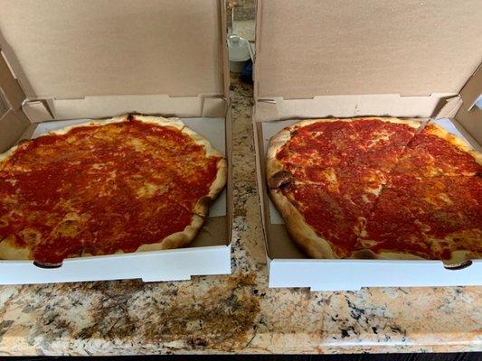 Two Large Plain Pies